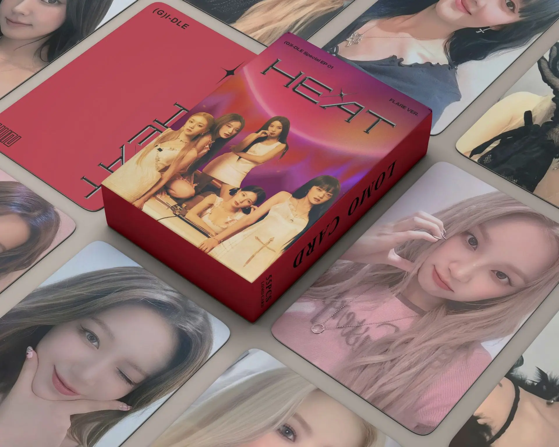 55 шт./компл. Kpop Hot Girls Group (G) I-DLE Высококачественная Коллекция Открыток Lomo Для поклонников Подарочных открыток YUQI Minnie Soyeon MiYeon Shuhua