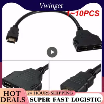 1 ~ 10ШТ Удлинительный Кабель HDMI-совместимый 90-Градусный Прямоугольный Коленный Шнур От Мужчины К Женщине Удлинитель 2K * 4K @ 60HZ Ultra 3D 1080P  5