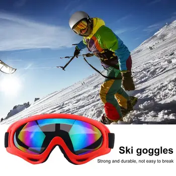 1 Комплект Лыжных Очков Clear Vision Лыжные Солнцезащитные Очки Ударопрочный Дизайн Противотуманные Очки для Мужчин Женщин  5