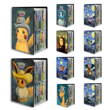 240 Карманов Pokemon X Van Gogh Альбом Торговых Карточек для YuGiOh PTCG MTG TCG Game Аниме-Карты и Спортивные Карточки Game Anime Boy Gift  10