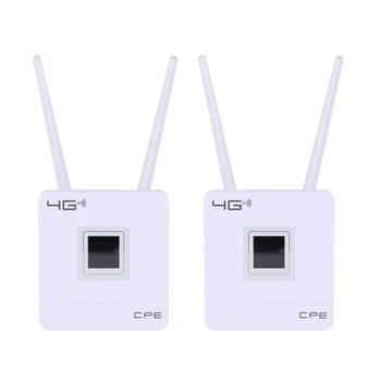 2X 3G 4G LTE Wifi Маршрутизатор 150 Мбит/с Портативная Точка Доступа Разблокированный Беспроводной CPE Маршрутизатор Со Слотом Для Sim-карты WAN/LAN Порт EU Plug  10
