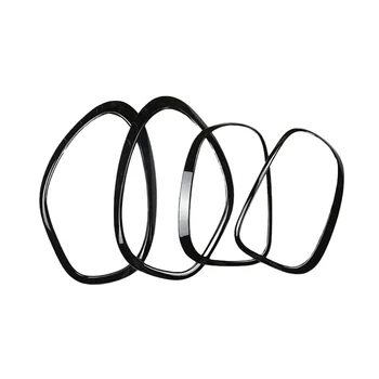 4 упаковки для MINI Cooper Countryman R60 2011-2016 Рамка передней и задней фары, кольцо, накладка, аксессуары для стайлинга автомобилей  10