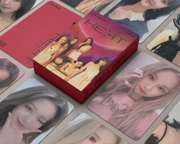 55 шт./компл. Kpop Hot Girls Group (G) I-DLE Высококачественная Коллекция Открыток Lomo Для поклонников Подарочных открыток YUQI Minnie Soyeon MiYeon Shuhua  5