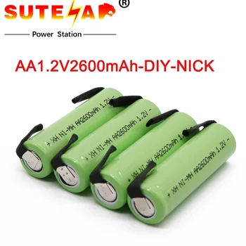 74/5000 10000 AA 1,2 В 2500 мАч NI-MH AA аккумуляторная батарея для электробритв, игрушек, беспроводного пульта дистанционного управления и т.д.  5