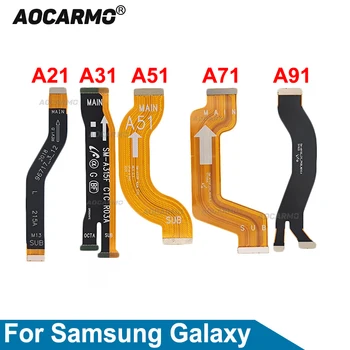 Aocarmo Для Samsung Galaxy A21 A31 A51 A71 A91 A215 A315F A515F A715 A915 Разъем Основной платы Гибкий кабель для подключения материнской платы  10