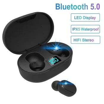 E6S TWS Fone Bluetooth Наушники Беспроводная Bluetooth гарнитура Шумоподавляющая Гарнитура С Микрофоном Наушники Для Xiaomi Redmi  10