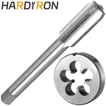 Hardiron M19 X 0,5 Метчик и матрица правая, M19 x 0,5 метчик с машинной резьбой и круглая матрица  10
