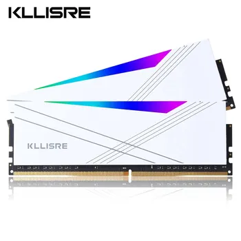 Kllisre Оперативная память DDR4 8 ГБ, 16 ГБ RGB-памяти, 3200 МГц, 1,35 В, высокая совместимость с DIMM для настольных компьютеров.  5