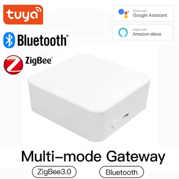 Tuya Zigbee Bluetooth Шлюз Bluetooth Сетка ZigBee Концентратор Работа с управлением приложениями Интеллектуальная жизнеобеспечение Alexa / Google Smart Home Bridge  10