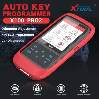 Xtool X100 Pro2 Автоматический Ключ ECU Программатор Регулировки Пробега X100 Pro 2 OBD2 Автомобильный Диагностический Инструмент EEPROM Считыватель автомобильного Кода Сканер  10
