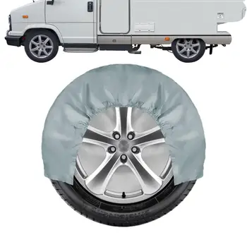Автомобильные чехлы для колес Пылезащитные автомобильные чехлы для шин, прочные чехлы для колес с защитой от замерзания, защитный чехол для запасного колеса Для  5