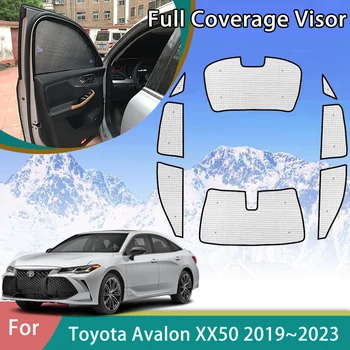 Автомобильный Солнцезащитный Козырек С Полным Покрытием Для Toyota Avalon MK5 XX50 2019 2020 2021 2022 2023 Автоаксессуары Солнцезащитный Козырек Защитные Оконные Шторы  10