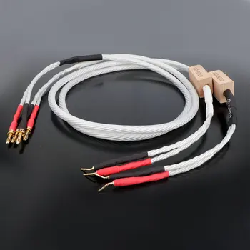 Аудиофильский акустический кабель HiFi Nordost Odin Silver от банана до позолоченного разъема громкоговорителя, соединительный кабель усилителя  5