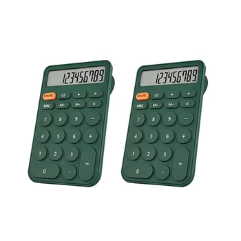 Базовый Калькулятор из 2 Упаковок, Карманные Мини-Калькуляторы, 12-Значный Настольный Калькулятор Для Офиса, Школьников  5