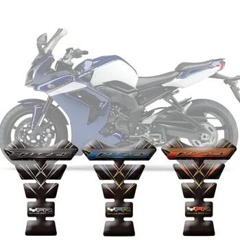 Горячая распродажа, 3D наклейка для мотоцикла, Наклейка с эмблемой, Защитная накладка на бак, Крышка Cas для Yamaha Fazer 600 1000 FZS  10