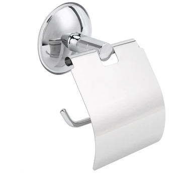 Держатель туалетной бумаги из нержавеющей стали, Мощное всасывающее настенное крепление, Держатель туалетной бумаги для ванной комнаты, держатель рулона бумаги для ванной комнаты  10