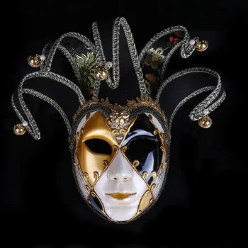 Европейская и американская раскрашенная маска для танцевальной вечеринки на Хэллоуин, высококачественная Венецианская женская маска для выступлений, Маскарадная маска  5