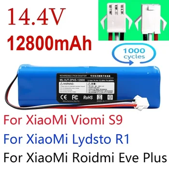 Замена Для XiaoMi Lydsto R1 Roidmi Eve Plus Viomi S9 Робот Пылесос Аккумуляторная Батарея Емкостью 12800 мАч Аксессуары Запчасти  10