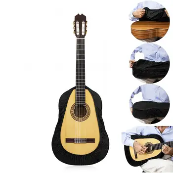 Защитный пылезащитный чехол на рукав, защитная сумка для акустической классической гитары с вырезом  10