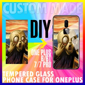 Изготовленный на заказ Индивидуальный любой рисунок DIY Photo image Стеклянный мягкий Силиконовый Чехол Для Телефона OnePlus 9 Pro 6 6T 7 7T 8 Pro  10