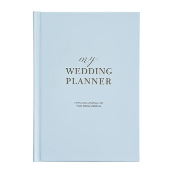 Книга для свадебного планировщика И органайзер Полный журнал планирования свадьбы для помолвленных пар Блокнот в твердом переплете формата А5  5