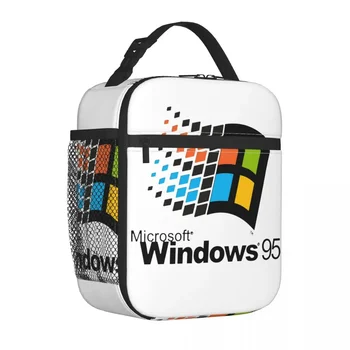 Ланч-боксы Windows 95 Аксессуары Vaporwave Windows95 Классическая Компьютерная Система Ланч-бокс для еды  10