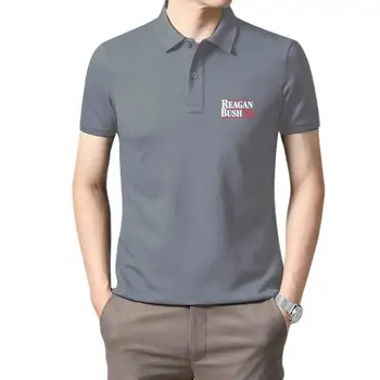 Мужская одежда для гольфа, рубашки для предвыборной кампании республиканцев при Рейгане Буше 84, футболка-поло для мужчин  10