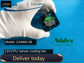 Новый Nidec C34892-58 4020 4 см/12 В Вентилятор охлаждения процессора сервера  0