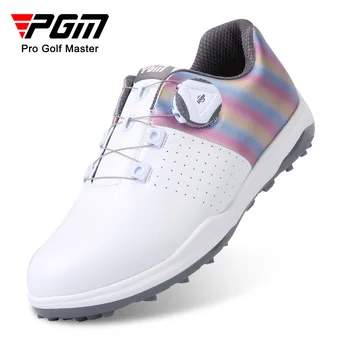 Обувь для гольфа PGM, женская новая водонепроницаемая обувь, спортивная обувь с нескользящими накладками  5