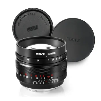 Объектив Meike 50mm F0.95 APS-C с ручной фокусировкой для беззеркальной камеры Fujifilm X Mount/для M4/3 Mount X-T3 X-H1 X-Pro2 X-E3 X-T1  10