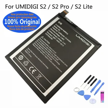 Оригинальный аккумулятор UMI емкостью 5100 мАч для мобильного телефона UMIDIGI S2/S2 Pro/S2 Lite, сменный аккумулятор для мобильного телефона Bateria + инструменты  10