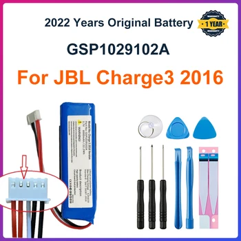 Оригинальный Сменный Аккумулятор GSP1029102A емкостью 6000 мАч Для JBL Charge 3 Версии 2016 Зарядите 3 Батареи Динамиков  5