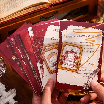 Открытка романтическое литературное выражение любовное письмо набор поздравительных открыток на день рождения коллекция канцелярских принадлежностей памятная коллекция  5