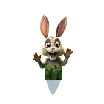 Пасхальная открытка-вкладыш с кроликом-сюрпризом 