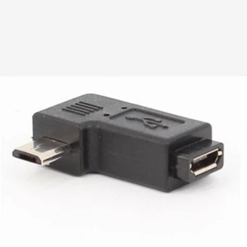 поворот на 90 градусов влево MICRO USB revolution удлинительная головка адаптера MICRO USB разъем USB-адаптера для передачи данных D4  10