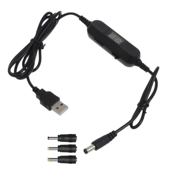 Повышающий Преобразователь Y1UB USB от 5 В до 1,5 В-12 В 2,5 мм/3,5 мм/4,0 мм/5,5 мм с 3 Разъемами  5
