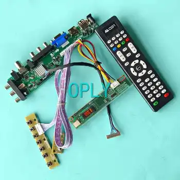Подходит UB141X01 UB141X02 UB141X03 Монитор DVB Плата цифрового контроллера 20-Контактный комплект LVDS 1024*768 14,1 