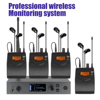 Профессиональная система мониторинга сцены IEMg4, мониторинг звука в ухе, мониторинг наушников, 2-канальная, подходит для DJ-сцены  5