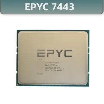 Процессор EPYC 7443 CPU 24-Ядерный процессор с частотой от 2,85 ГГц до 4,0 ГГц 128 МБ 200 Вт SP3 1P/2P Серии EPYC 7003  4