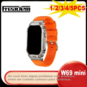 Смарт-часы W69 Mini с 1,95-дюймовым HD-экраном 45 мм Dail Call NFC GPS Спортивное отслеживание Смарт-часы для мужчин и женщин  10