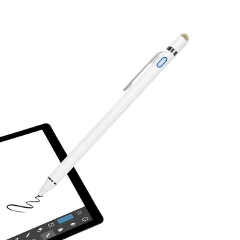 Стилус Перезаряжаемая цифровая ручка с тканевым наконечником Активная емкостная ручка-стилус для Ios / Android / телефона / iPad / Huawei / Xiaomi  2