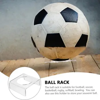 Стойка для показа волейбола Прозрачные Акриловые Стойки для Показа мяча Стабильная Структура для футбола Баскетбол Волейбол для футбола  10
