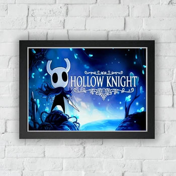 Холщовый плакат с видеоиграми Hollow Knight, украшение для домашней настенной живописи (без рамки)  5