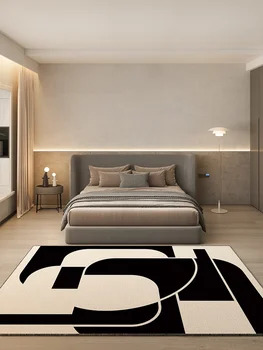 Художественный абстрактный ковер неправильной формы для гостиной большой площади, удобный коврик для спальни, Мягкое современное украшение для дома Alfombra Tapete ковер  5