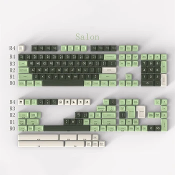 Набор колпачков для ключей GMK Salon 104 + 69 SA Profile ABS с двойным выстрелом для механической игровой клавиатуры Cherry MX  5